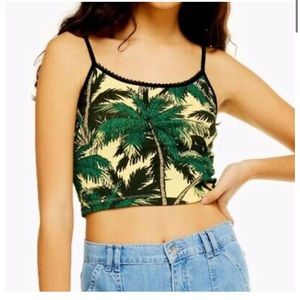 NWT TopShop Palm Print Camisole